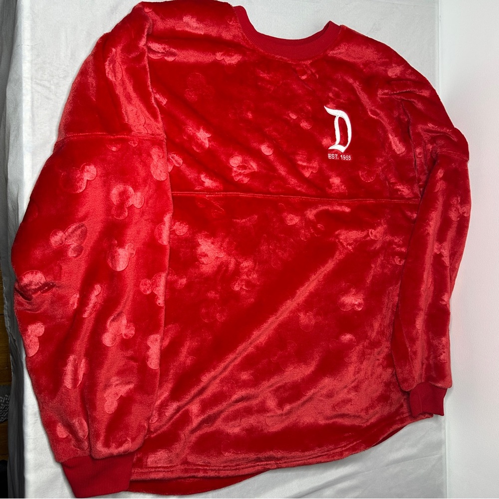 NWT 2024 Disneyland Resort Sherpa Spirit Jersey XXL Red Mickey Limited Edition